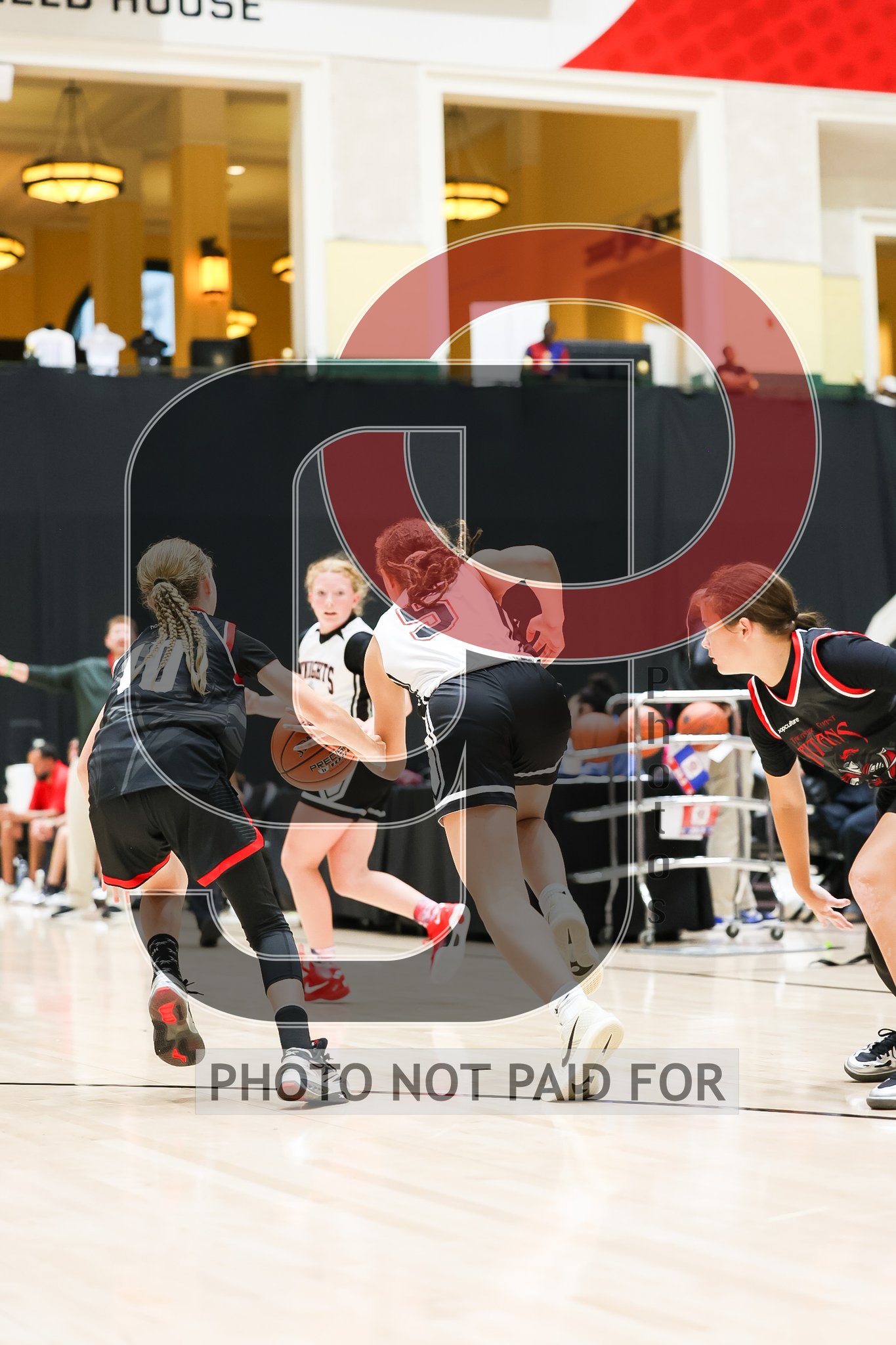 Court 2 (Girls 6th-D1) - MO - Knights Basketball Academy Humi vs FL - Treasure Coast Titans 6th GR Girls Red 2031