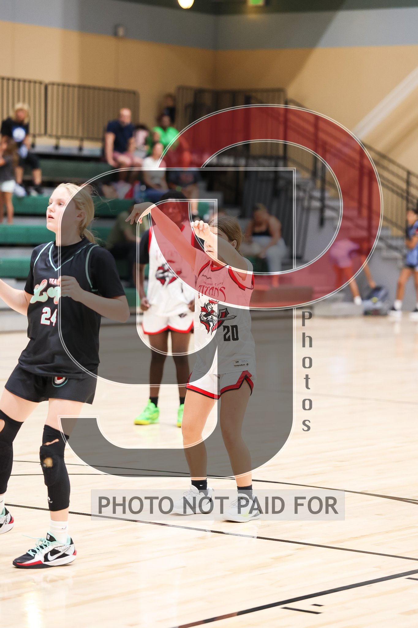 Court 12 (Girls 7th D1) - FL - Treasure Coast Titans 7th Grade Girls vs GA - TEAM LEGIT