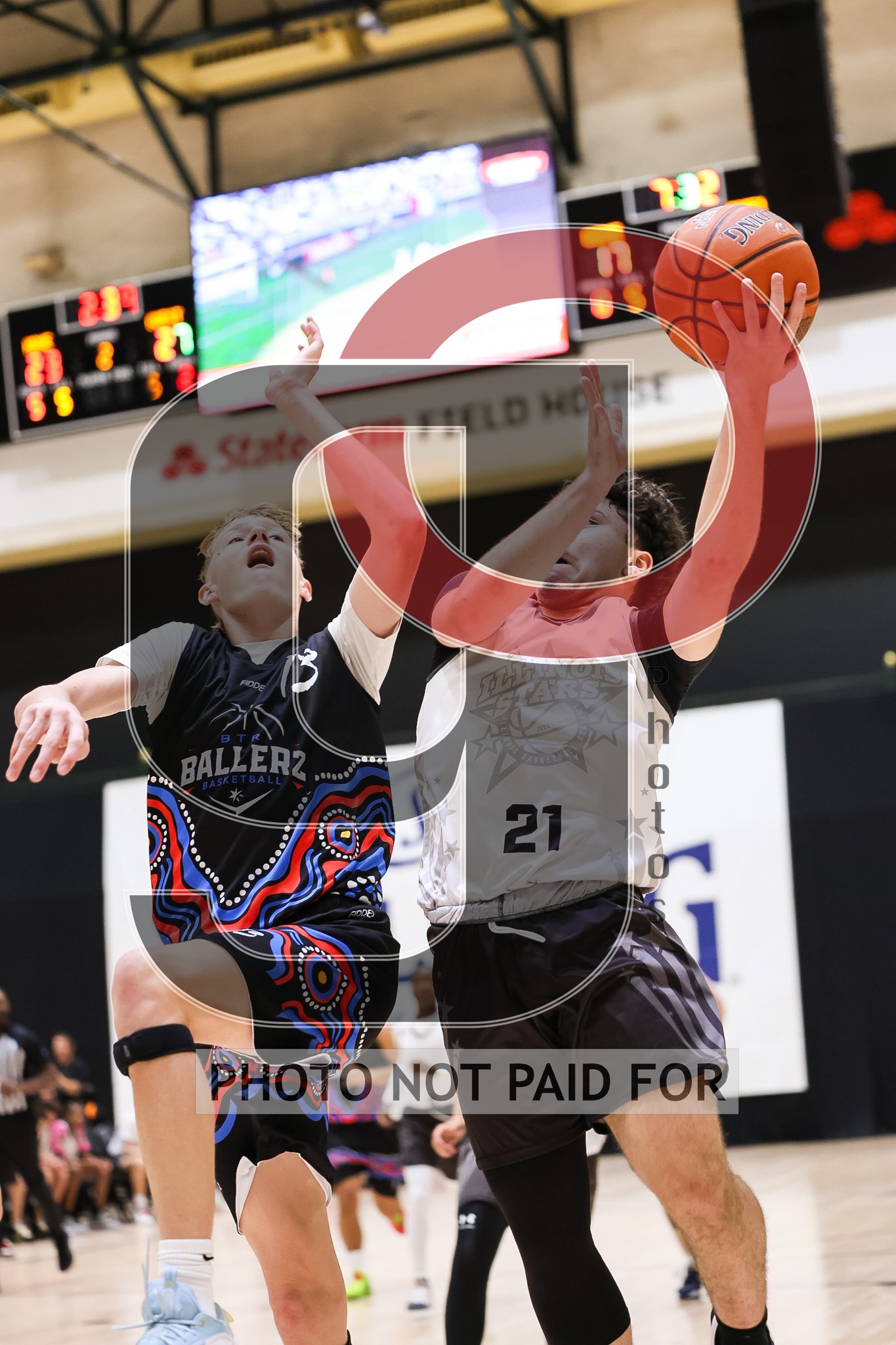 Court 4 (15U9th) - IL - IBA-Illinois Stars vs AUS - BTR BALLERZ (15U 9th grade)