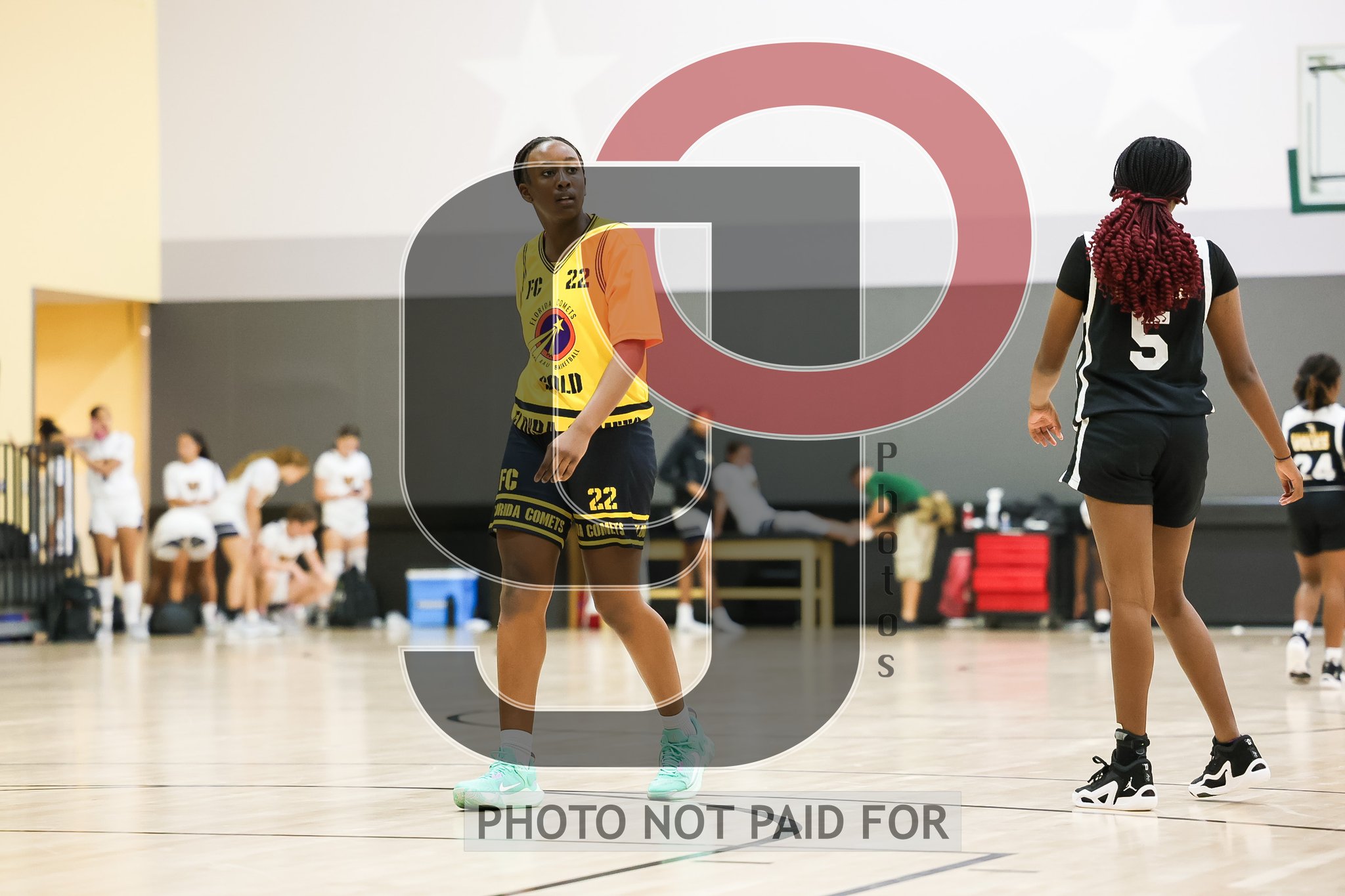 Court 5 (Girls 8th) - FL - Florida Comets Gold vs FL - Wellington Wolves