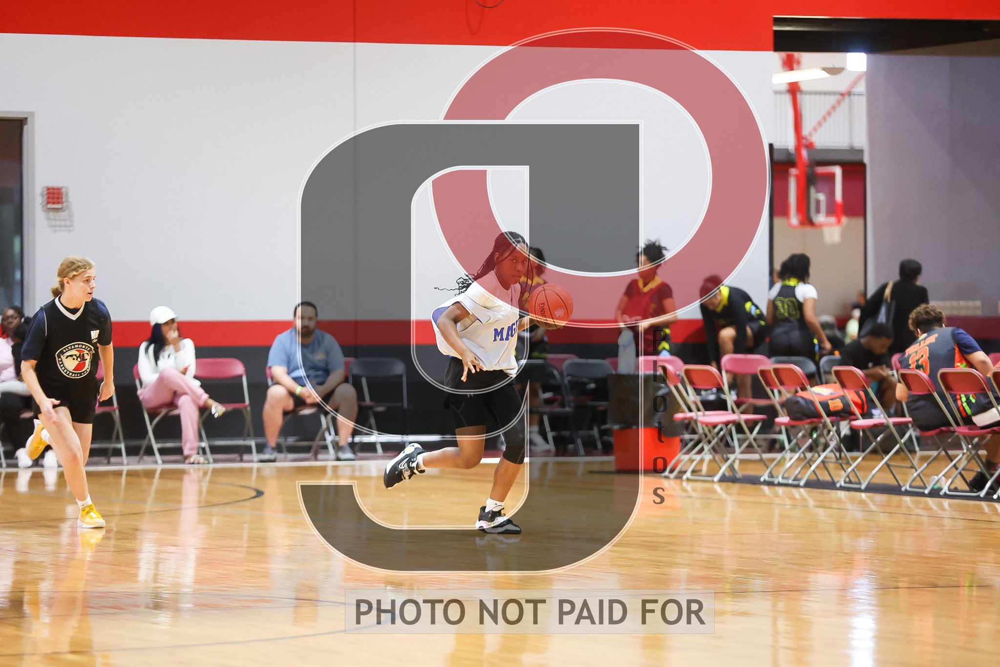 Court 8 (Girls Vars) - J-High Basketball vs Holiday Hoops